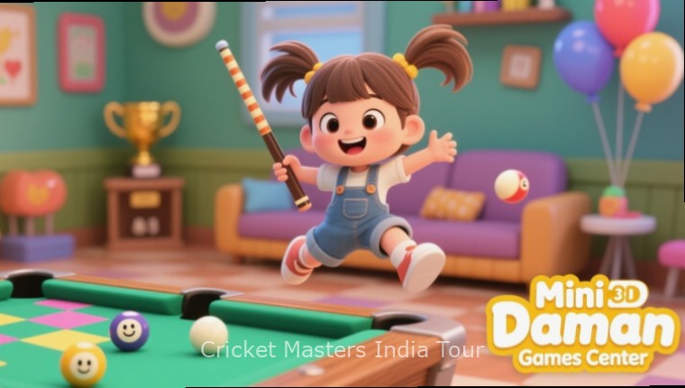 Cricket Masters India Tour - Realistic Gameplay Cricket Masters India Tour gameplay showing a batsman hitting a six with crowd cheering in an Indian stadium
