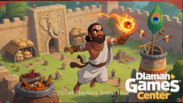 Cricket Masters India Tour - Bowling Guide Cricket Masters India Tour bowling strategy guide showing different delivery types for Indian conditions